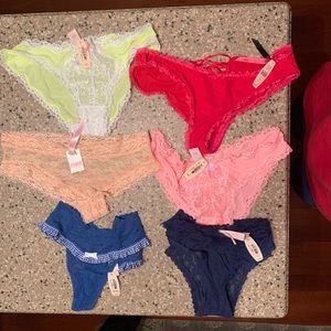 Set of 6 pairs of Victoria Secret panties/ NWT